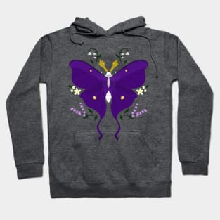 Enby Pride Moth Hoodie